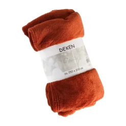 O'malley Plaids En Sierkussens<Coral fleece koper 150 x 200 cm