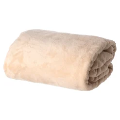 O'malley Plaids En Sierkussens<Coral fleece zand 150 x 200 cm