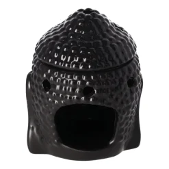Scentmoods Kaarsen<Creascents brander buddha zwart 14 cm