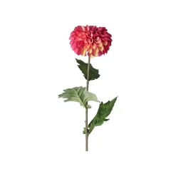 Everlands Kunstplanten En Kunstbloemen<Dahlia op steel fuchsia 75 cm