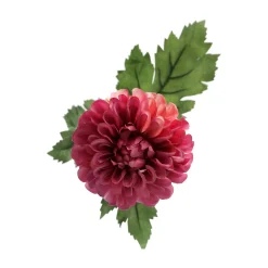 Everlands Kunstplanten En Kunstbloemen<Dahlia op steel fuchsia 75 cm