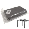 Bois le Duc Overkapping Tuin<Dakdoek pergola Aviano 3x3 m Grijs