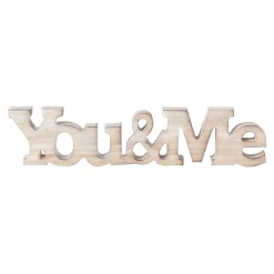 O'malley Woondecoratie<Deco hout You&Me 22 cm assorti