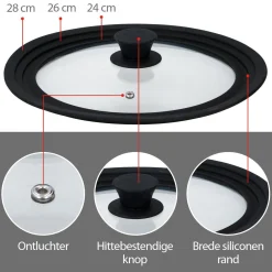 Alpina Koken & Tafelen<Deksel D28cm