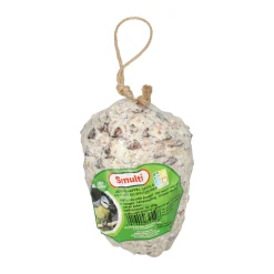 Smulti Vogelsnacks<Dennenappel met vet en wintervoer