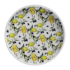 Decoris Koken & Tafelen|Woondecoratie<Dienblad hout citrus 35 cm