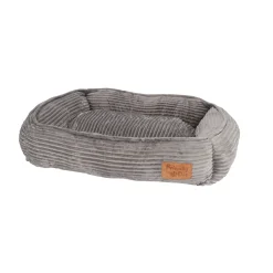 Friendly Pet Hondenkussen|Kattenmand<Dierenmand stripe design 80 x 70 x 20 cm antra