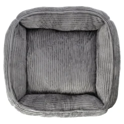 Friendly Pet Hondenkussen|Kattenmand<Dierenmand stripe design 80 x 70 x 20 cm antra