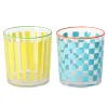 Boltze home Koken & Tafelen<Drinkglas Paola A 9 cm 2 assorti