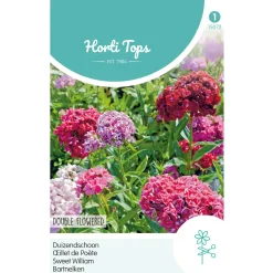 Horti Tops Moestuin<Duizendschoon dubbelbloemig mix