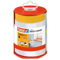 Tesa Verfspullen<Easy Cover 550mmx33M dispenser+vulling