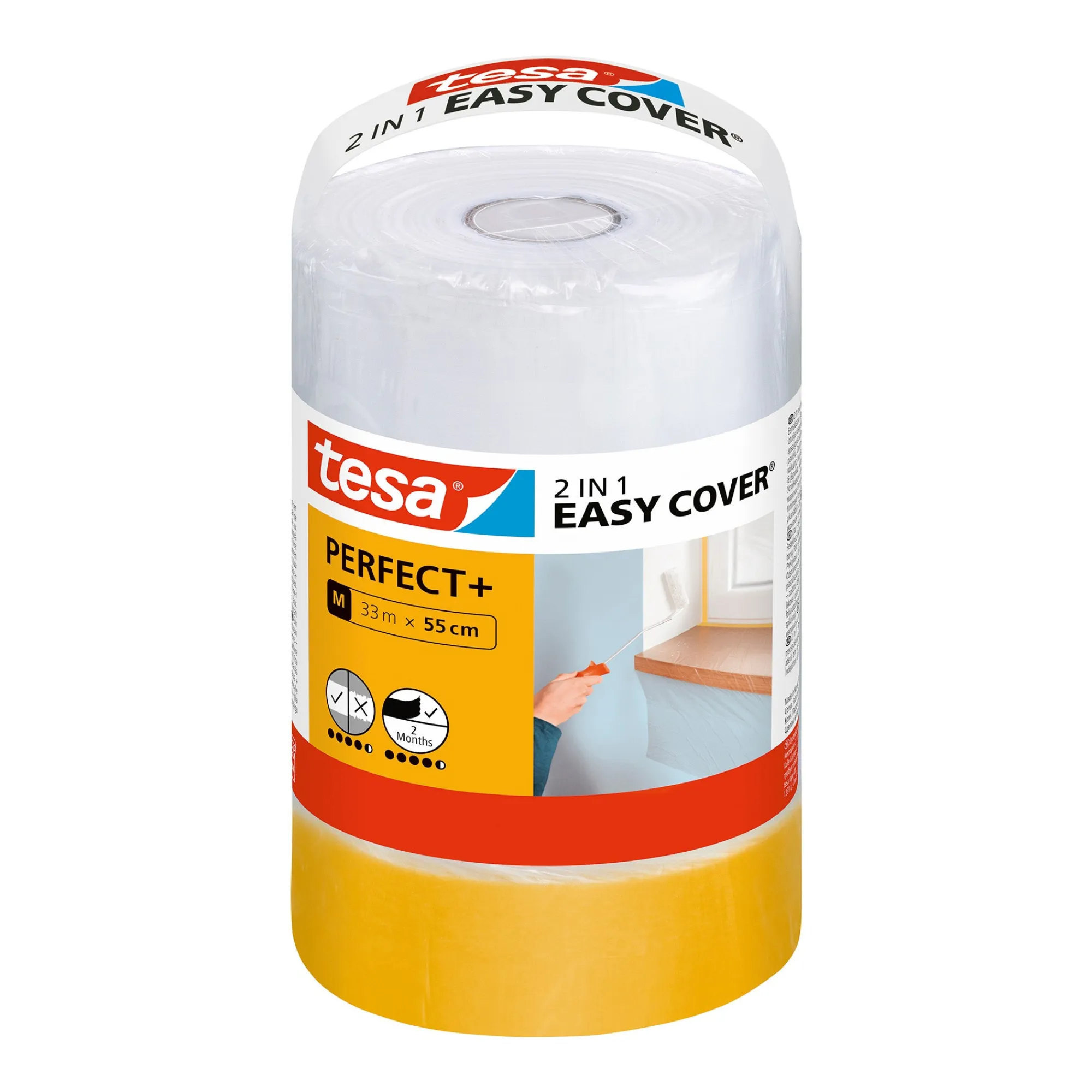 Tesa Verfspullen<Easy Cover 550mmx33M vulling