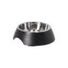 Friendly Pet Drink- En Voerbak Hond<Eetpot hond ribbel zwart 160ml