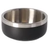 Friendly Pet Drink- En Voerbak Hond<Eetpot Lora rvs zwart D12,5cm 400ml FP