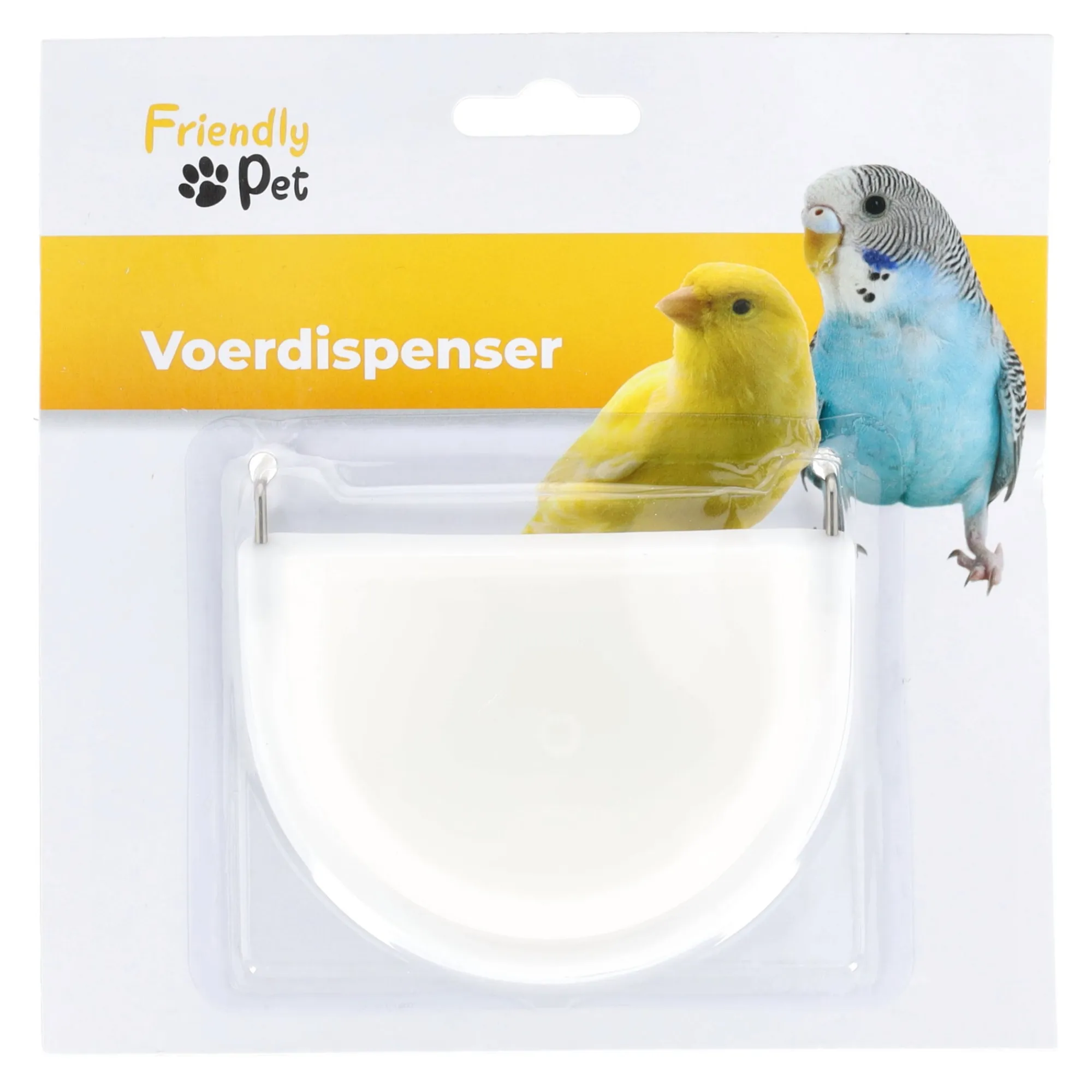 Friendly Pet Voer- En Drinkbakken Vogel<Eetpot met haken 11 cm