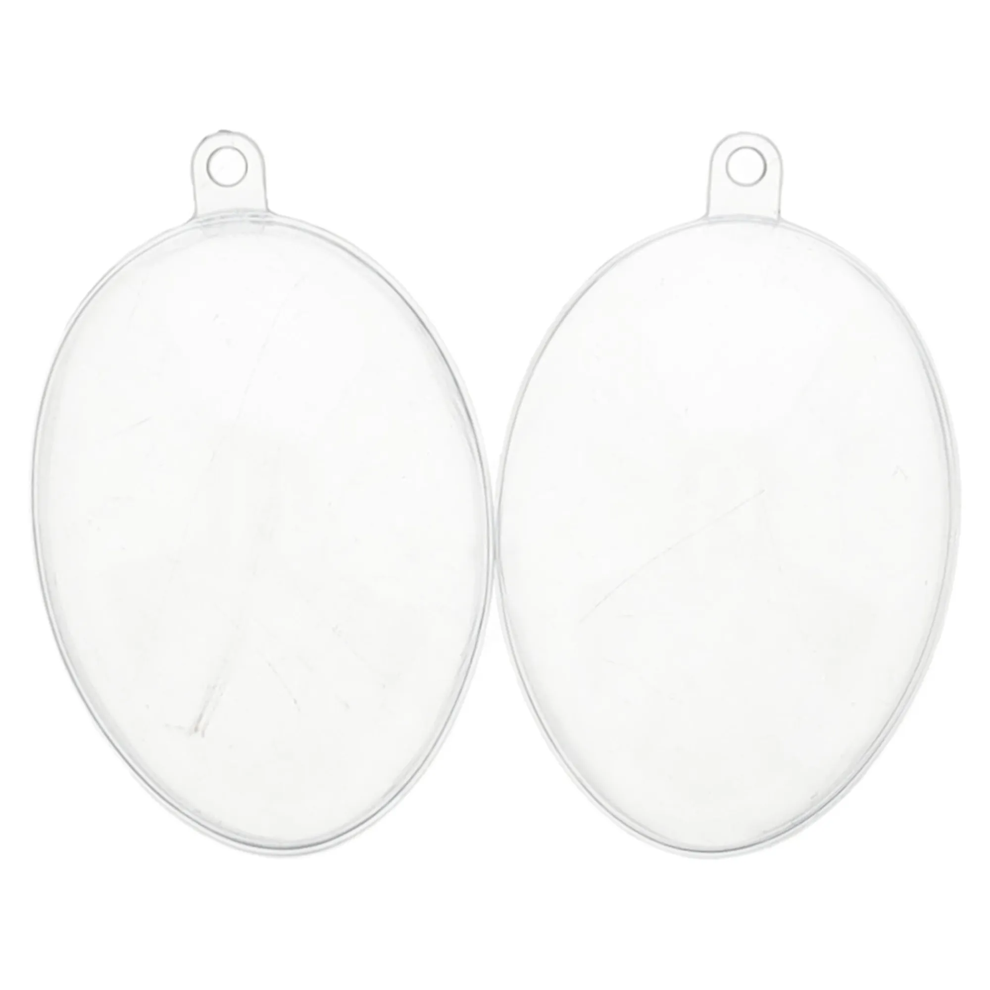 Pasen<Ei plastic 6 cm vulbaar