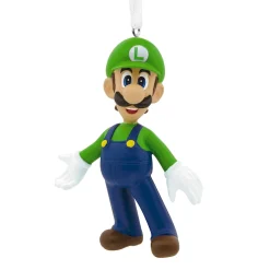 Hallmark Kerstdecoratie|Kerstballen<Famous character Nintendo Luigi