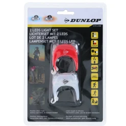 Dunlop Fietsspullen<Fietsverlichtingset 2-delig