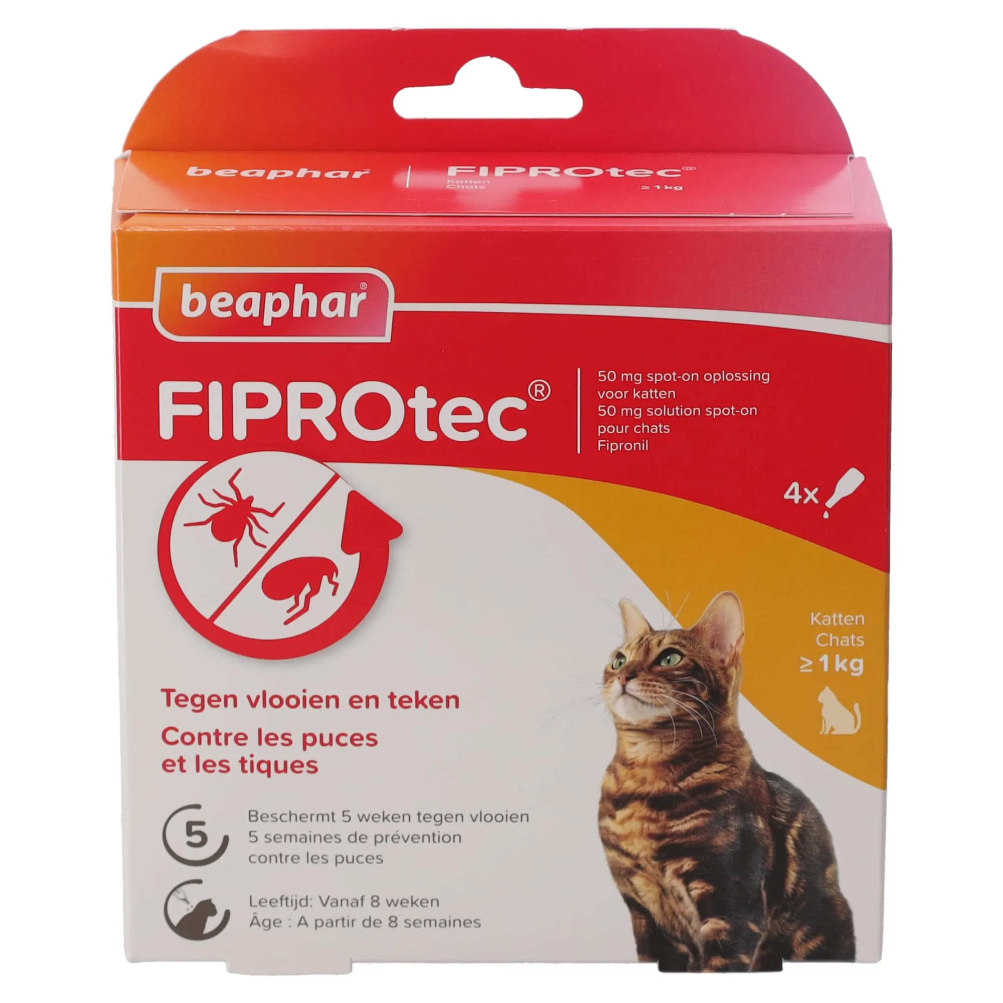 Beaphar Kattenverzorging<Fiprocat kat