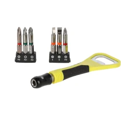 Lotus Handgereedschap<Flesopener met schroevendraaier en bits