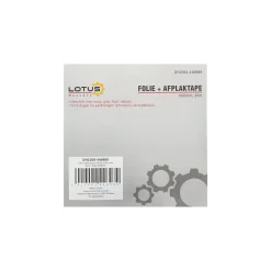 Lotus Verfspullen<Folie met afplaktape 1100 mm 30 m