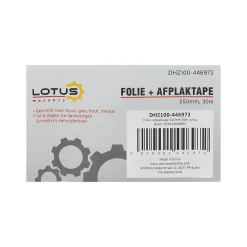 Lotus Verfspullen<Folie met afplaktape 550 mm 30 m