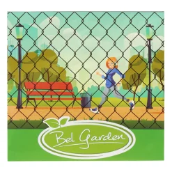 Bel Garden Afrastering<Gaas harmonica PL50 H100 zwart 25m