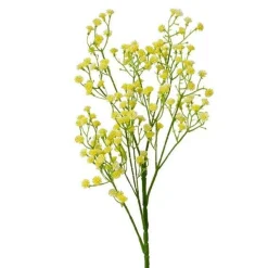 Decoris Kunstplanten En Kunstbloemen<Gipskruid geel 65 cm