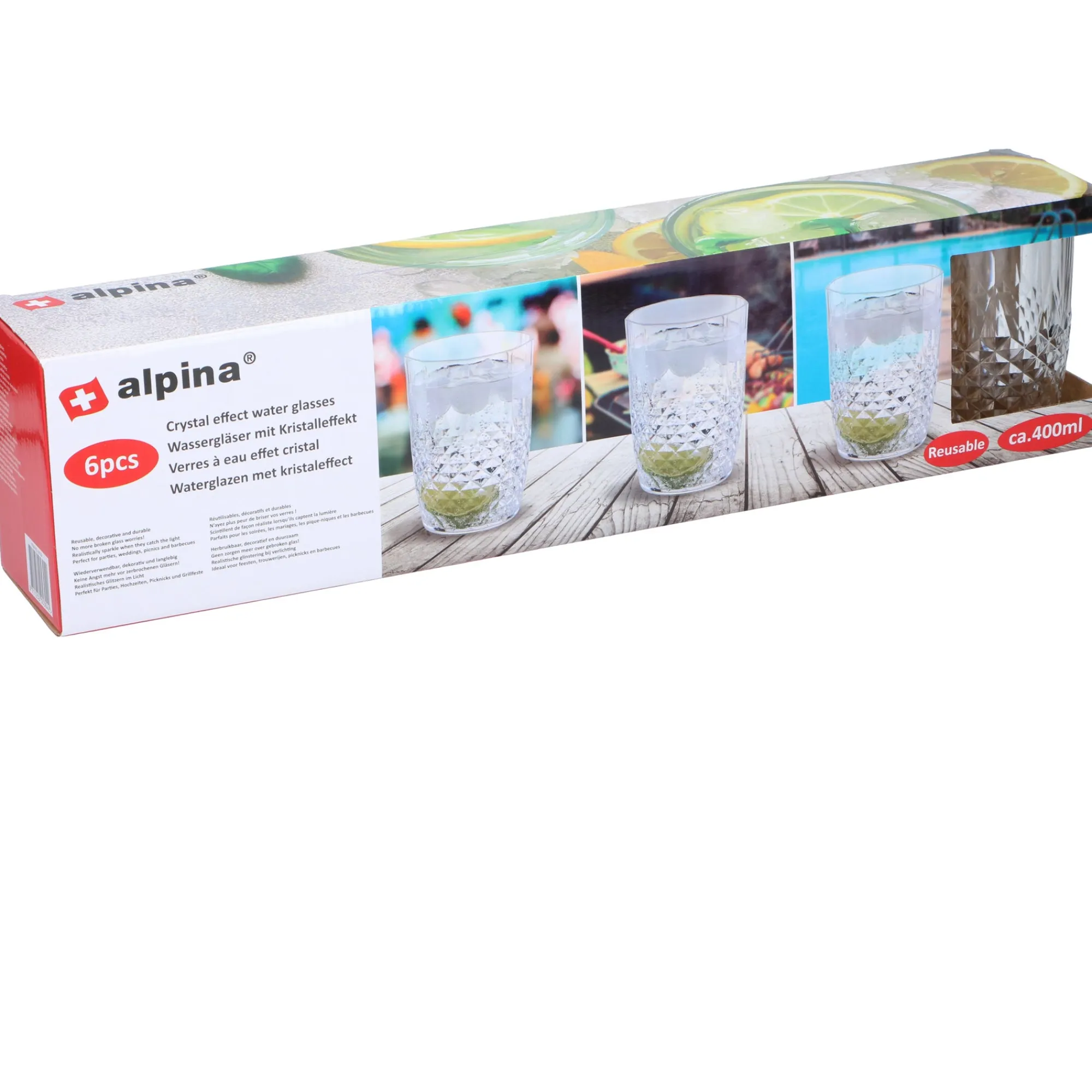 Alpina Koken & Tafelen<Glas 400ml 6st