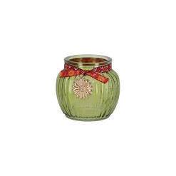 Decoris Tuindecoratie<Glazen windlicht 10 cm 4 assorti