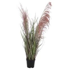 Everlands Kunstplanten En Kunstbloemen<Gras plume 60 cm