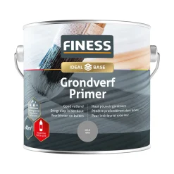 Finess Muurverf<Grondverf grijs 2.5L
