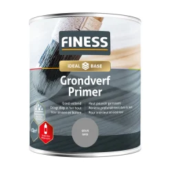 Finess Muurverf<Grondverf grijs 750ml