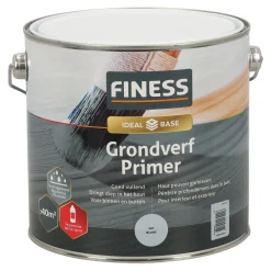 Finess Muurverf<Grondverf wit 2.5L