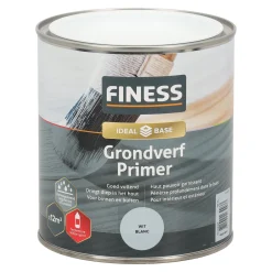 Finess Muurverf<Grondverf wit 750ml