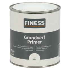 Finess Muurverf<Grondverf wit 750 ml wit Promo