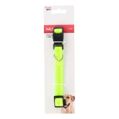 Friendly Pet Hondenriem<Halsband fluo geel 15mm 25-40cm FP