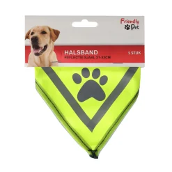 Friendly Pet Hondenriem<Halsband sjaal reflectie 21-33cm FP