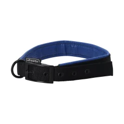 Flamingo Hondenriem<Halsband soft grip zwart 15mm x 39cm