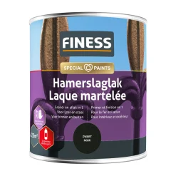 Finess Lakken<Hamerslag zwart 1487 750ml