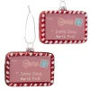 Boltze home Kerstballen|Kerstdecoratie<Hanger brief Santa 9x6cm