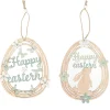 Natural Collections Pasen<Hanger happy easter hout 19cm