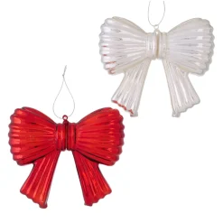 Boltze home Kerstdecoratie|Kerstballen<Hanger strik Jolla 13x11cm