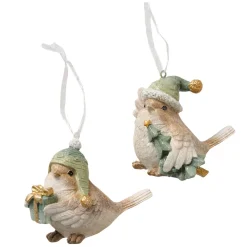 Boltze home Kerstdecoratie|Kerstballen<Hanger vogel Manu 7cm