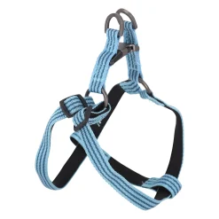 Flamingo Hondentuig<Harnas Step&go Jannu blauw S 25-45cm