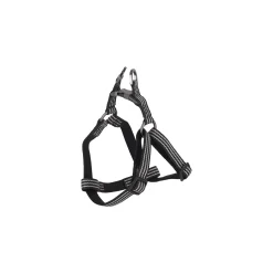 Flamingo Hondentuig<Harnas Step&go Jannu zwart S 25-45cm