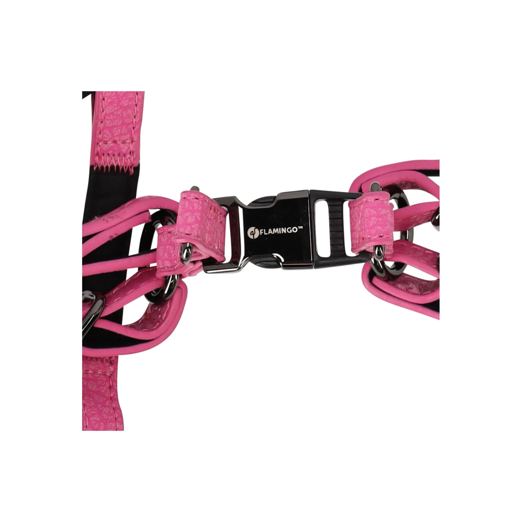 Flamingo Hondentuig<Harnas Step&go Leza roze S 35-50cm
