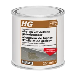HG Schoonmaken<tegel- en natuursteen olie- en vetvlekken absorbe...