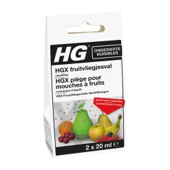 HG Schoonmaken<X fruitvliegjesval navulling 2x 20ml