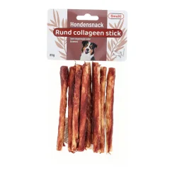 Smulti Hondensnacks<Hondensnack collageen rund stick 85g
